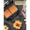 Waffle Maker 3 in 1 Sandwich  1200W Panini Press with Removable Plates Temperature Control 4