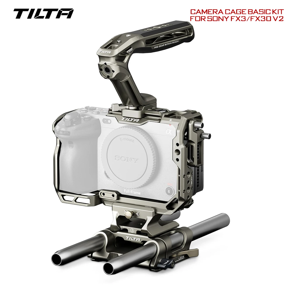 TILTA FX3 FX30ケージ チタニウムグレー TA-T16-FCC-TG TILTA TA-T16-FCC ソニー FX3 FX30 カメラケージアーマーフルケージ
