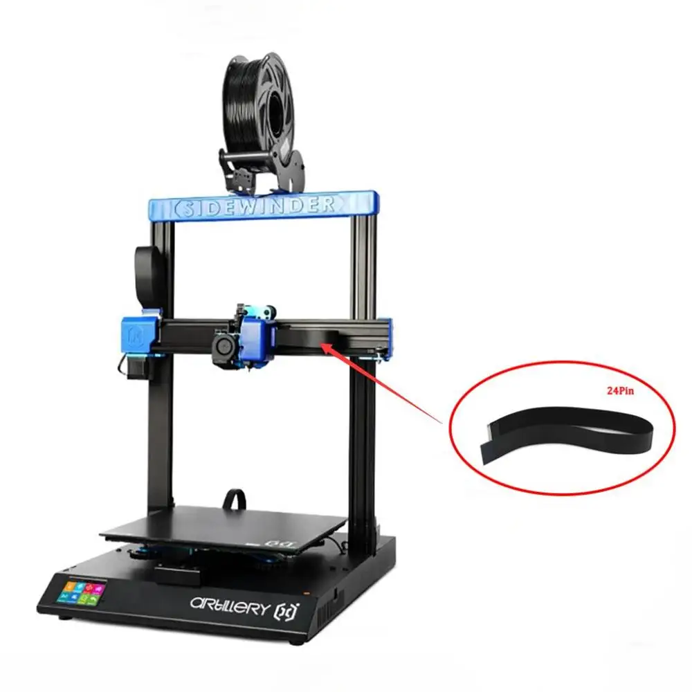 

Artillery 3D Printer Sidewinder X2 24 Pin FFC Flat Cable Combination For Extruder Breakout Board
