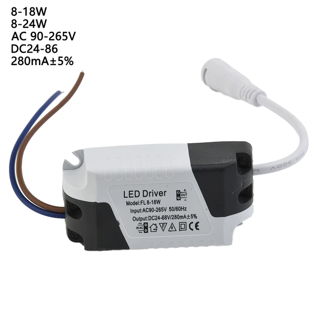 Led Matrix Driverwaterproof Led Power Supply 12v 2a - 8-24w Driver For  Ceiling Lamps & Led Strips