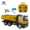 Huina 1582 10ch 2.4g Wireless Alloy Loading And Unloading Truck 1:14 Remote Control Dump Truck Electric Children's Model Toy 3