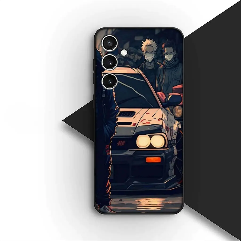 Supercar Cartoon Taillights Soft Phone Case