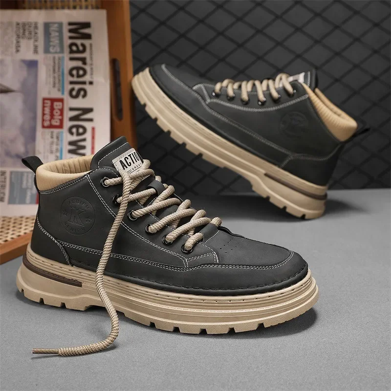 Fashion Men's Boots High Top Casual Sports Shoes for Men Designer