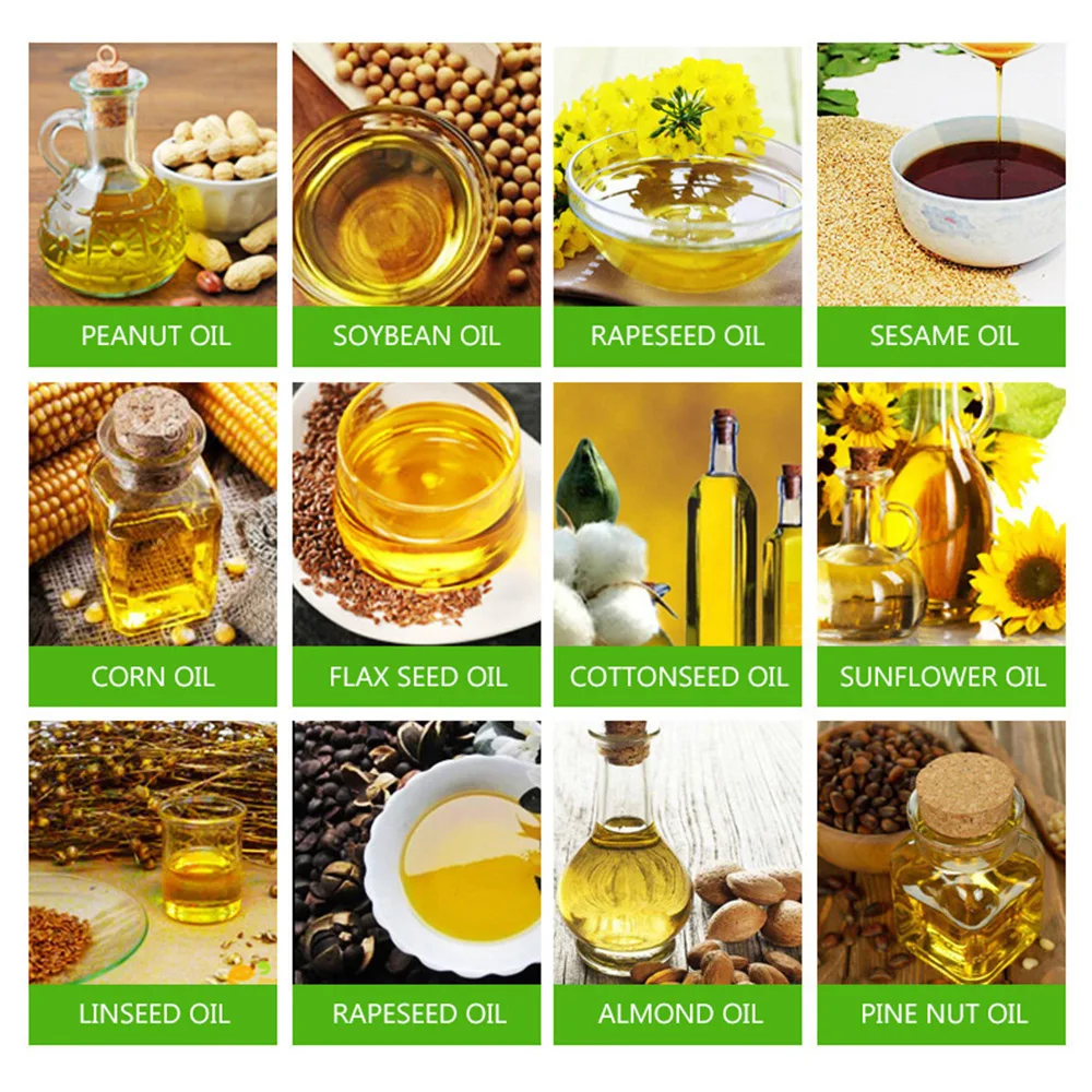Automatic Household Business Stainless Squeezing Machine Oil Press Sesame Olive Almond Extraction Equipment For Business ZY-22A