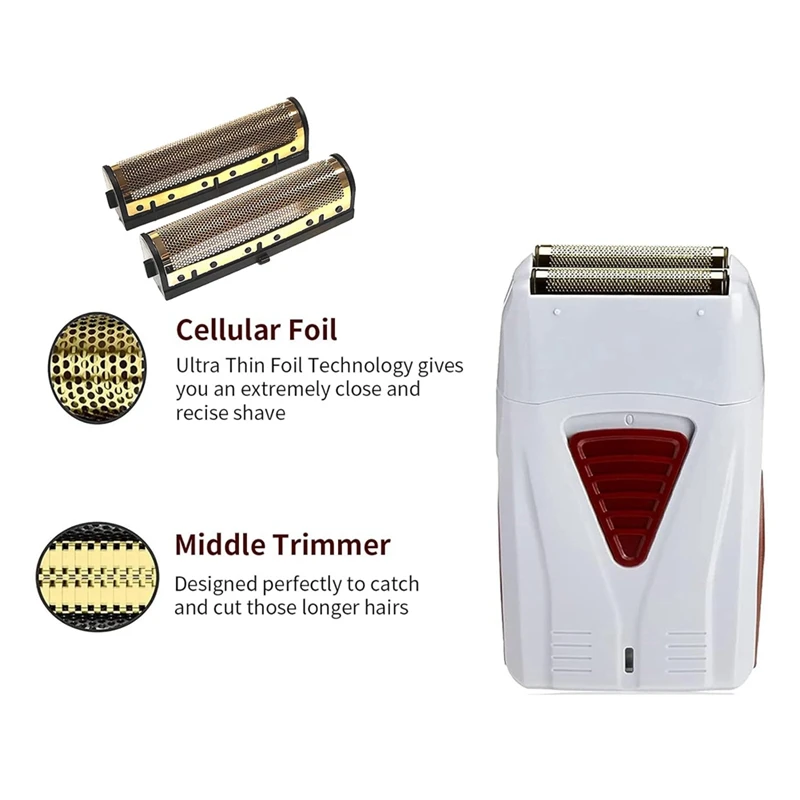 Electric Shaver Blades Shaver Parts Cutter Net + Cutter Head For Andis 17260 Washable 3D Intelligent Floating