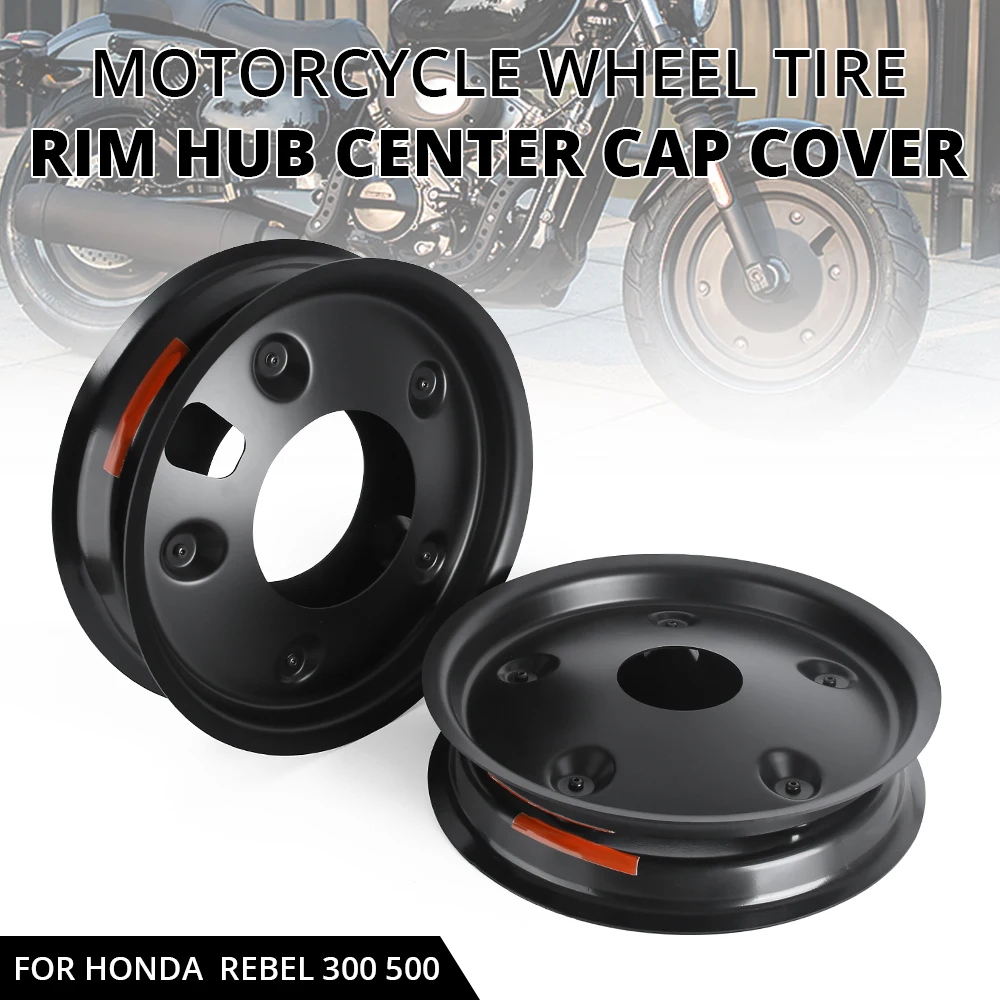 Motorcycle Wheel Tire Rim Hub for Honda Rebel 300 500 Center Cap Cover ABS Material Modified Accessories