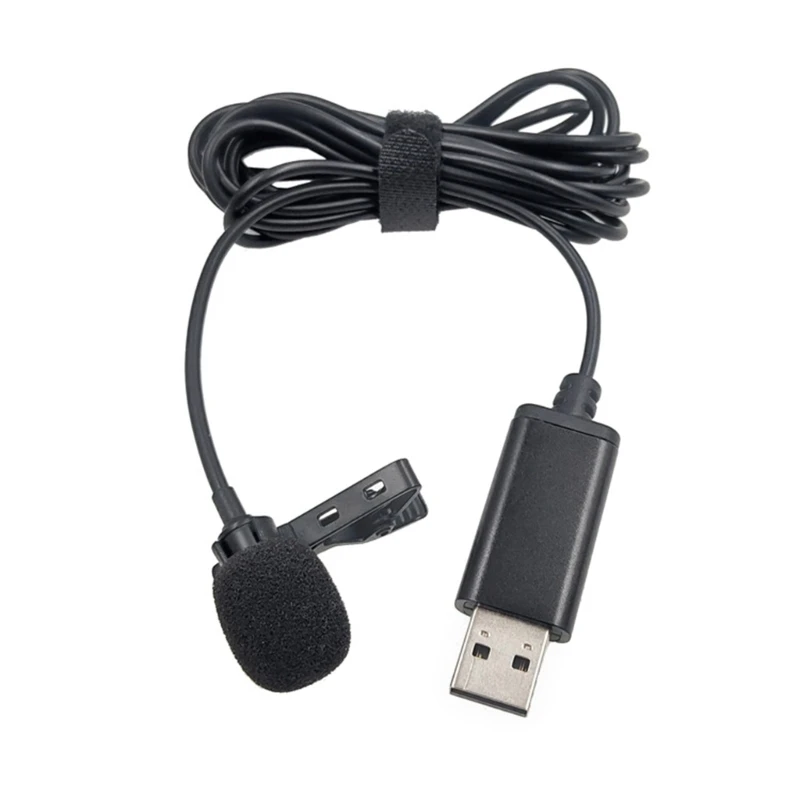 USB 소형 옷깃 마이크 자동차 유닛 pc 스마트 폰 외부 마이크 키트, 자동차 DVD 플레이어 F19E 용