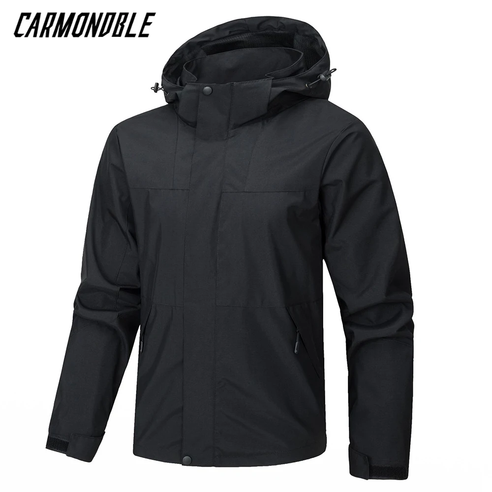 CARMONDBLE Men's Outerwear Mountain Bike Waterproof Coat Cycling Jacket Road MTB Bicycle Clothing Jaqueta Corta Vento Masculino