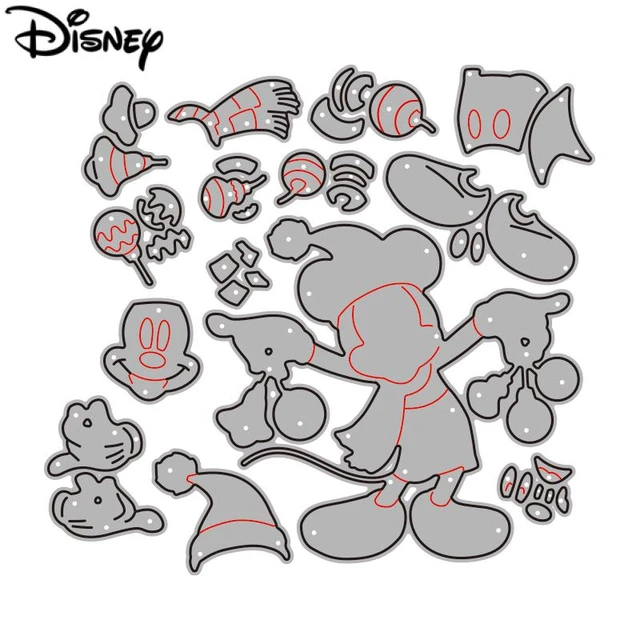 Disney Metal Cutting Die is Suitable For Christmas DIY Photo Album  Scrapbook 3D Greeting Card Decoration Mickey Dog 2023 New - AliExpress