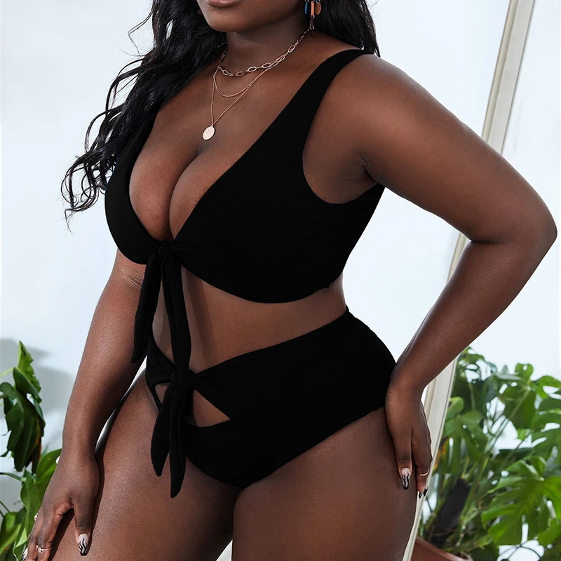 

Plus Size 4xl Bikinis 2022 Woman High Waist Swimsuit Stylish Large Size 3xl Feminine Bikinis Teen Bathing Suit Sexy Swimwear