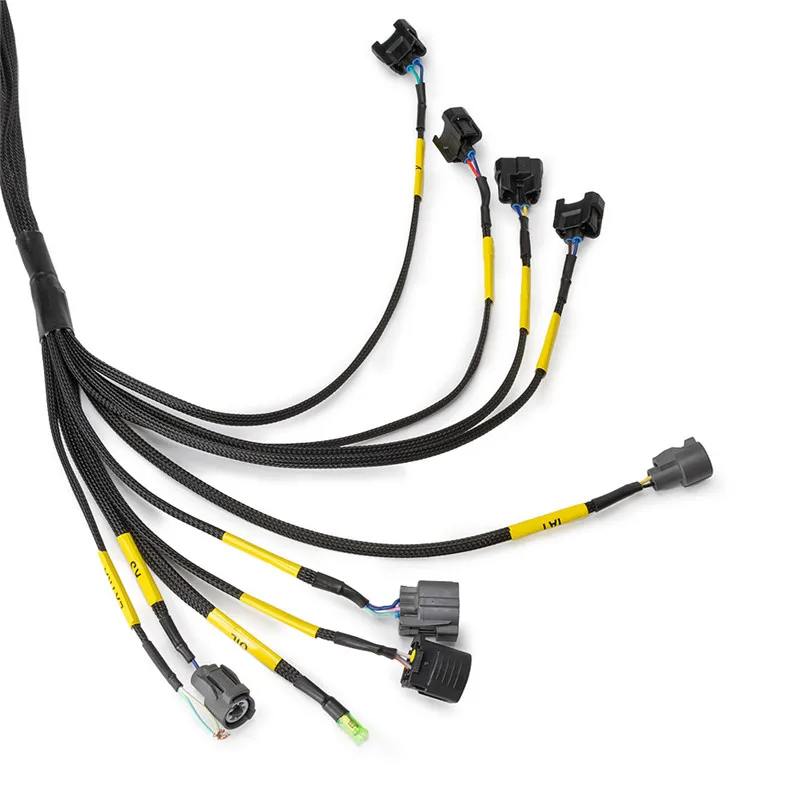 Brand New Engine Wiring Harness For The The Following Vehicles; -For 92-95 Honda Civic Integra B16 B18 D16. -For Honda B/D-Series OBD1 Tucked Budget Engine Harness W/OBD1 Dist/Inj/Alt & 92-95 ECU Plugs - View #8