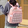 Richme Casual Daily Mochilas Para Mujer Nylon Large Capacity Students Ita Backpacks Cute Wings Cartoon Cat Embroidery Bag Female 4