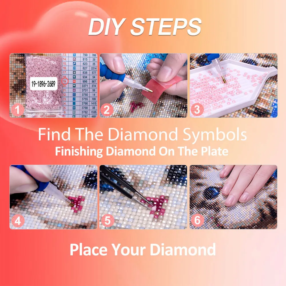 Diamond painting HUACAN Diamond Painting Photos Custom Full Square Picture of Rhinestones Diamond Embroidery Baby,Wedding and Parents gift