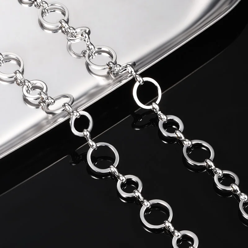 MURUI QA 1 PZ 925 Argento Sterling Bracciale In Pelle - Foto 10