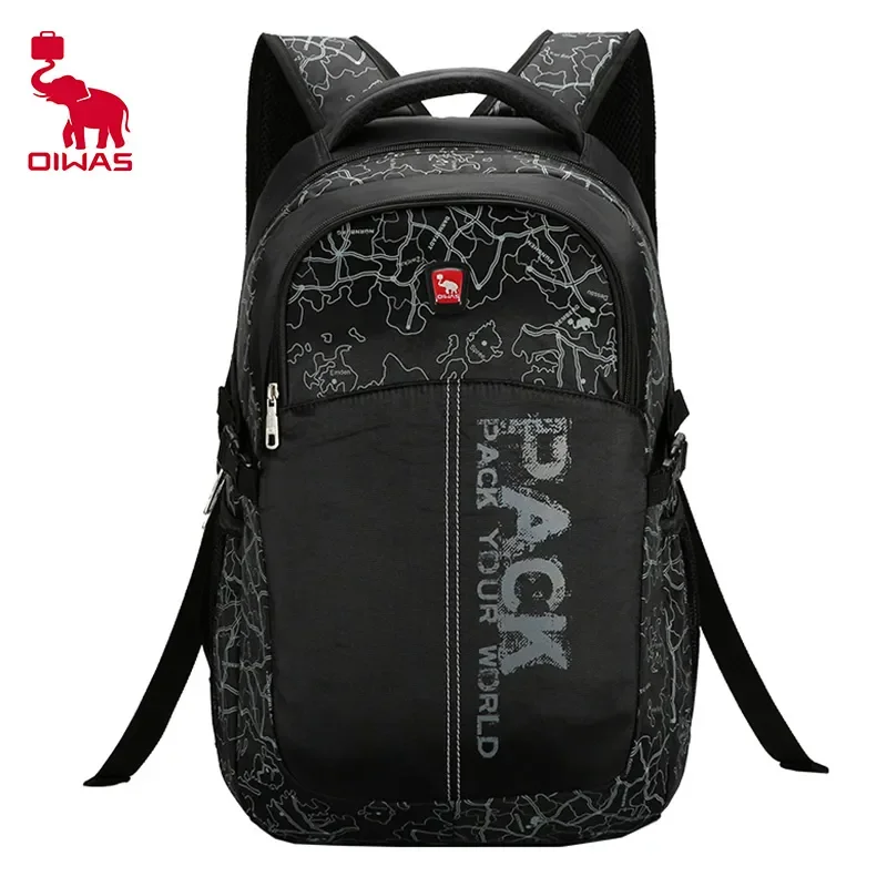 

OIWAS 31L Large Capacity Backpack Waterproof Backpack Men Women Student School Travel Backbag Shoulder Laptop Bag Mochia