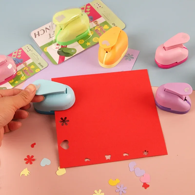 DIY Paper Cutting Butterfly Hole Punch New Scrapbooking Handmade 3D Shape Board Punch ABS Plastic Kid Hole Children