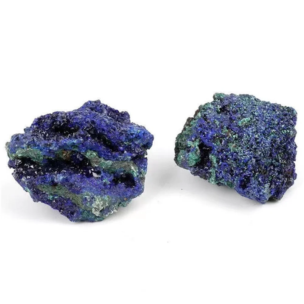 Excellent Natural Azurite Malachite Geode Crystal Cluster Mineral Specimen Teaching Research Reiki Healing Stone Collectible