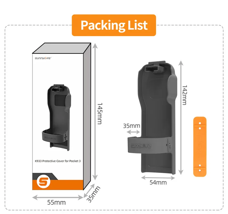 Für DJI Osmo Pocket 3, Schutzhülle, Kameraobjektiv, Displayschutzfolie, Anti-Fall-Flip-Cover, Schnellverschluss-Hülle, Zubehör – Detail 11