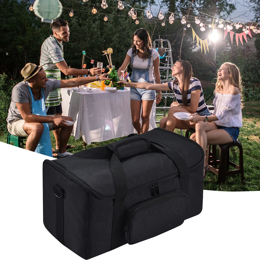 Portable Speaker Carrying Storage Pouch Heavy-Duty Bluetooth-compatible Speaker Case Multifunctional for  Ears Hyperboom