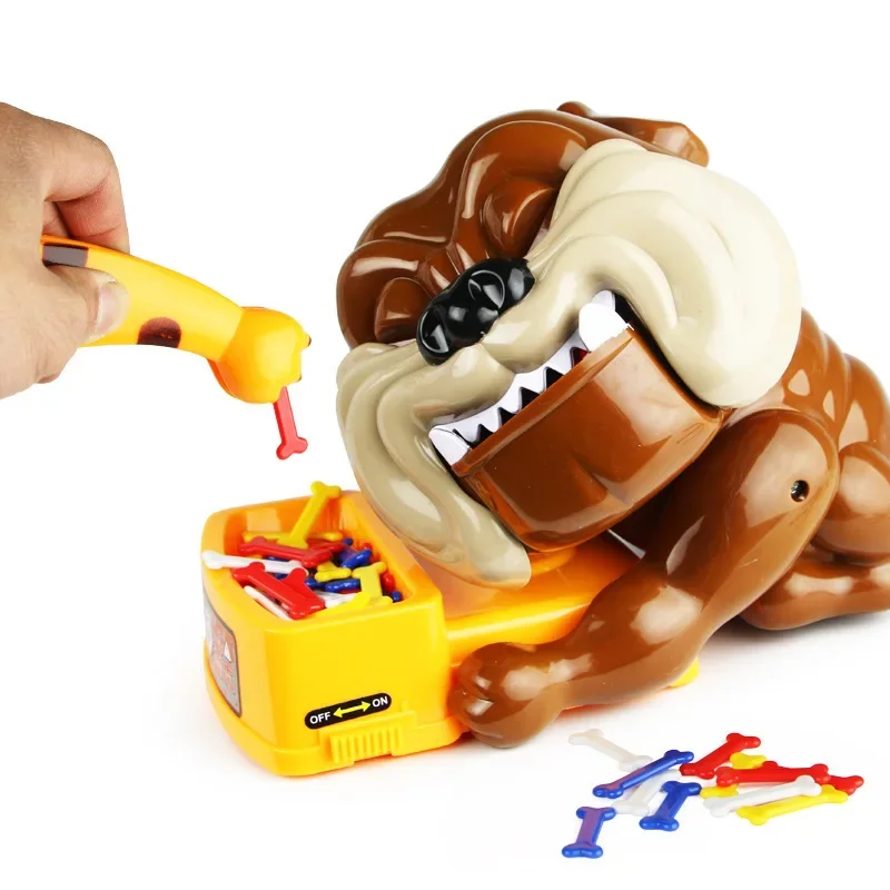 

Creative Bites Hands Beware of Vicious Dogs Electric Vicious Dogs Bite People Steal Bones Parent-child Interactive Game Toys