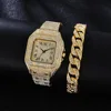 2pcs Luxury Fashion Men Women Watch Set Silver Strap Ladies Quartz Wristwatch Alloy Bracelet For Ladies Gift (without box) 2