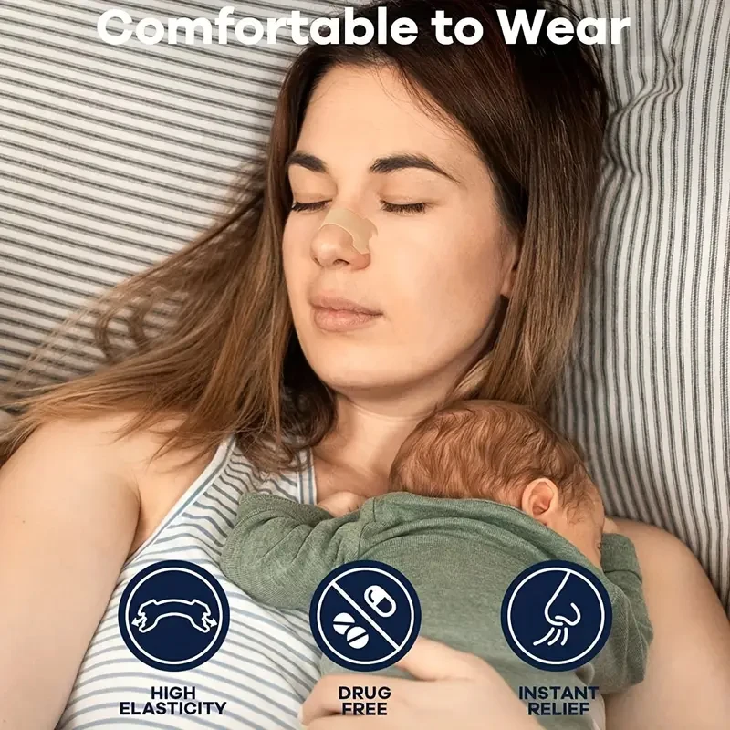 Breath Nasal Strips Right Aid Stop Snoring Nose Patch Good Sleeping Clear Pad Product Easier Better Easier Breathe Sleep Aid 5