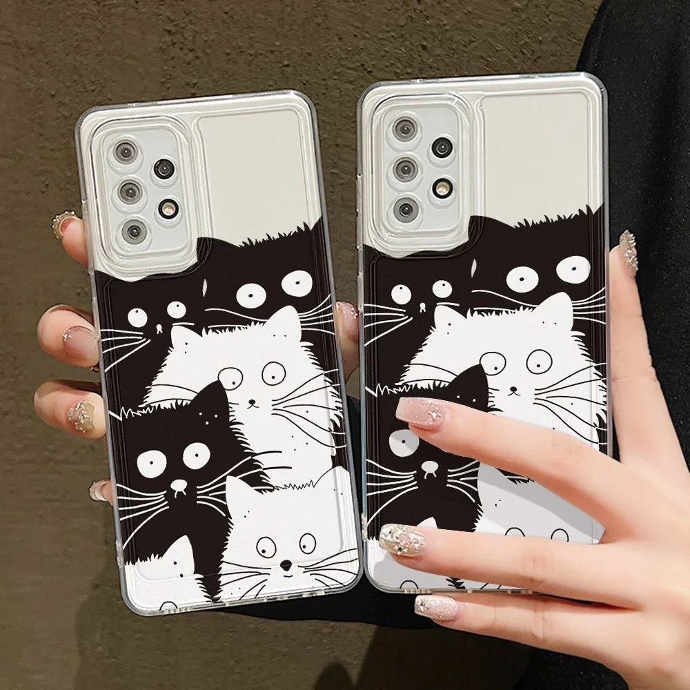 Floral Cat Design Phone Case