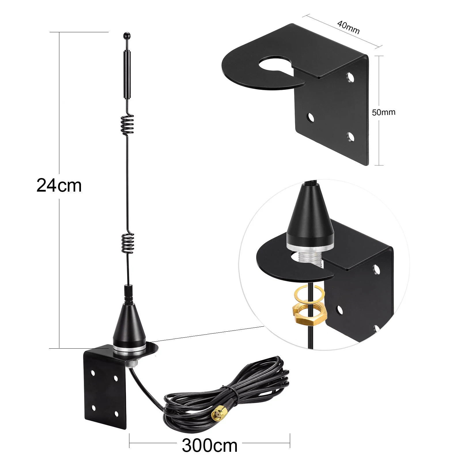 

Наружная Wi-Fi антенна Superbat 2,4 ГГц 5 ГГц 5,8 ГГц настенное крепление MIMO 3m RP-SMA Connector