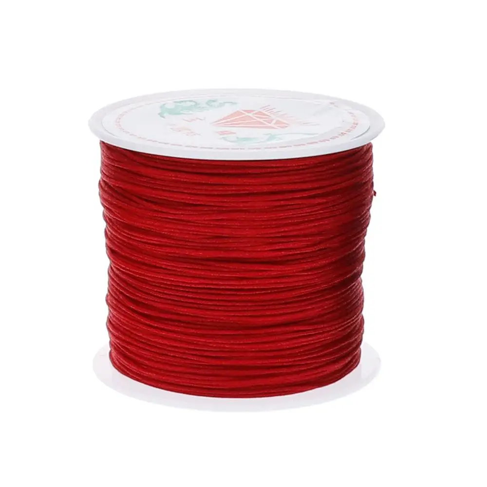 45M Nylon Braided Macrame Cord - 0.8mm Multicolor String