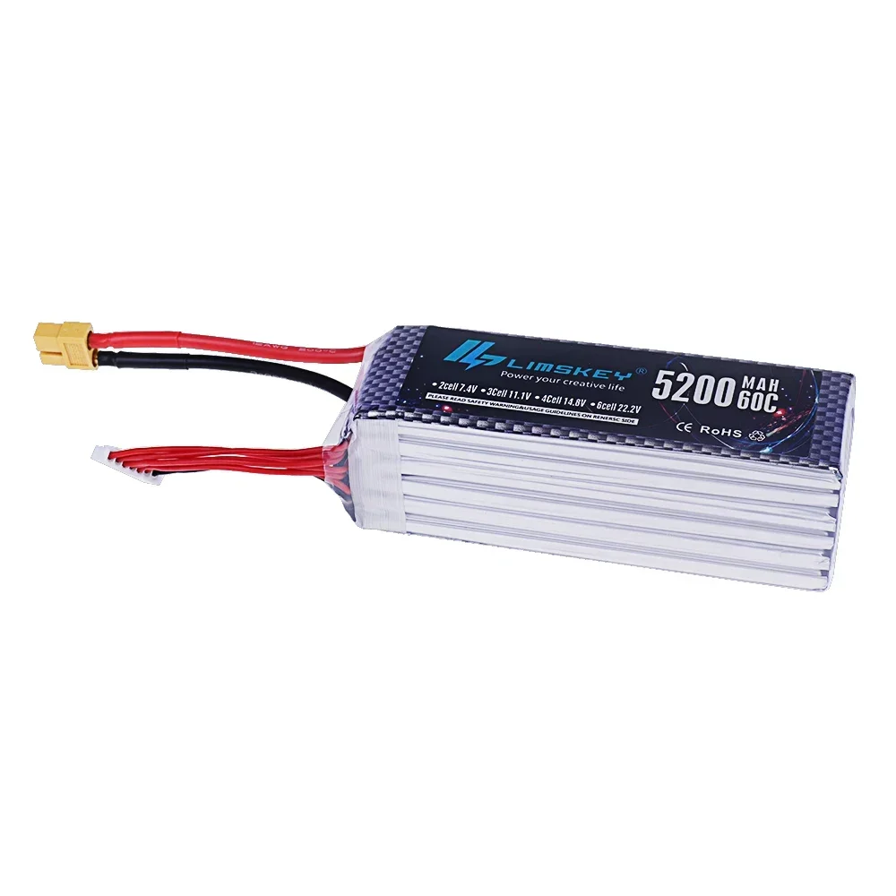 Batterie Drone 5200mAh 6000mAh 7200mAh XT60 XT90 EC5 TRX
