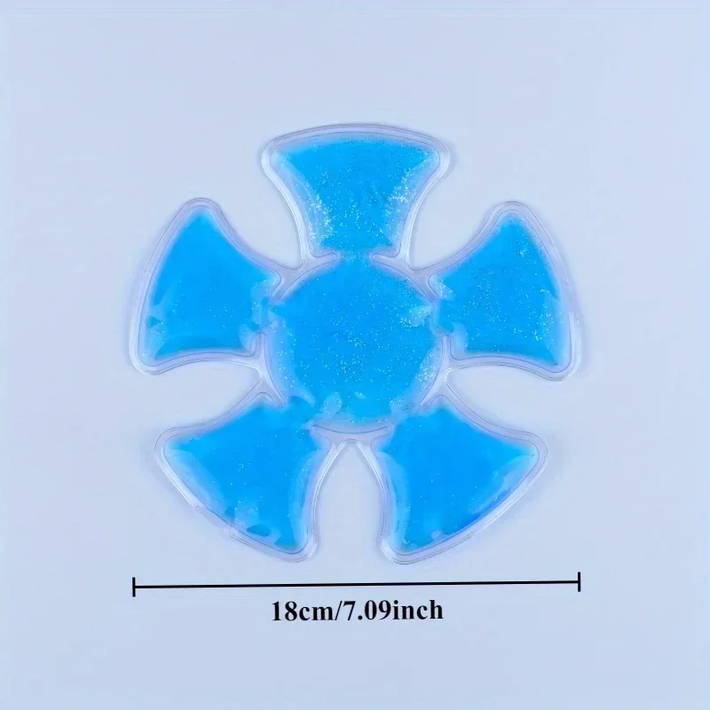 PVC Gel Ice Pack Adjustable Cooling Pad for Helmets & Hats Keep Cool Reusable Cold Compress Travel Portable Outdoor Accessory