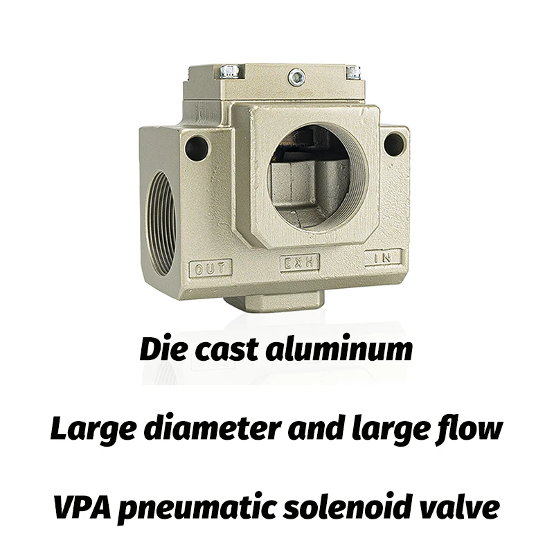 

Большой трехсторонний резьбовой пневматический вакуумный электромагнитный клапан