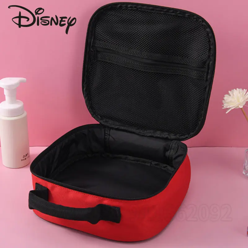 Disney PVC Round Bucket makeup bag Crossbody One-shoulde Travel Cosmetic  Storage Pouch Portable Mickey Makeup Purse Handbag - AliExpress