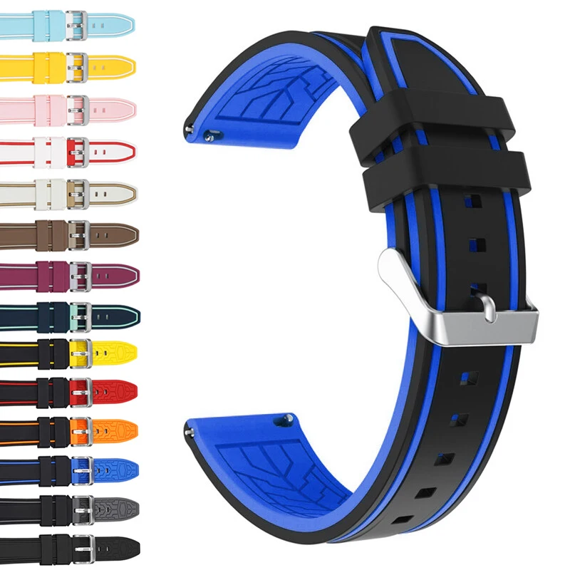 Cinturino Da Polso A Sgancio Rapido Per Omega Per Swatch Per Cinturino Per Orologio Luna Con Marchio Co Cinturino In Gomma Bicolore Cinturino In Silic