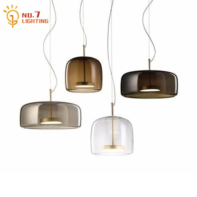 

Nordic Design Individual LED Glass Pendant Lights Simple Modern Hanging Lamp Kitchen Living Room Bedroom Hotel Bar Study Cafe