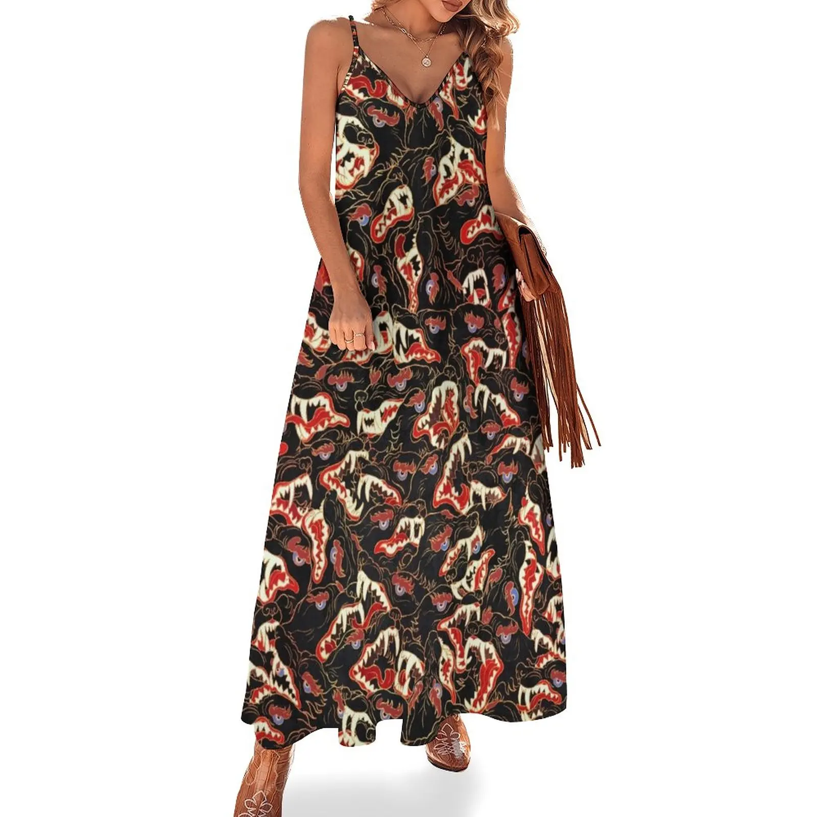 

Ahamkara Sleeveless Dress dress women summer 2024 Summer skirt