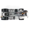 4x4 1/14 Finished Metal Chassis Spare Parts for Toys RC Tractor Truck R620 R730 Remote Control Car Cabin Vehicle Model TH24204 4