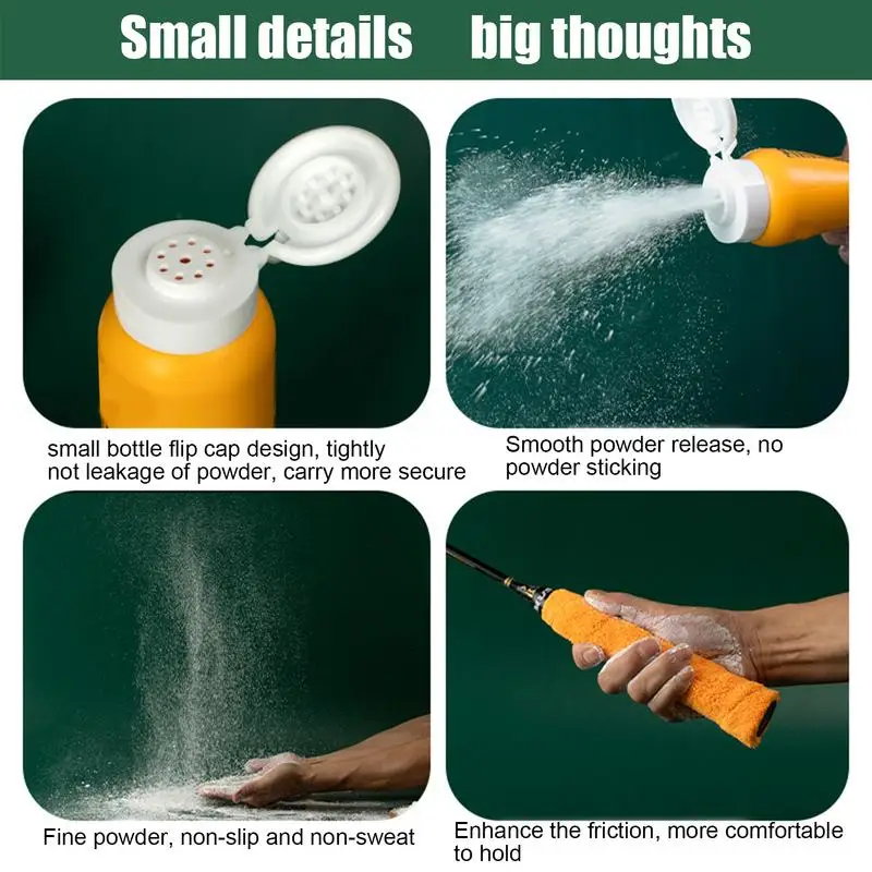 Chalk For Weightlifting 200ml Hand Chalk Powder Sweat-Resistant Loose Gym Grip Enhancer Magnesium Carbonate For Rock