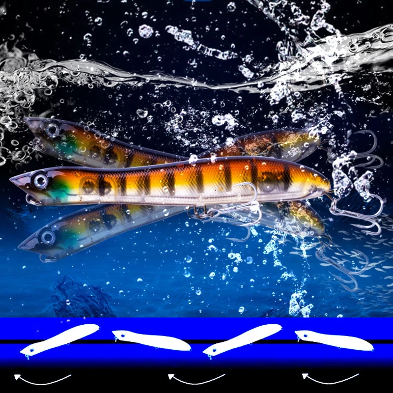 Description Picture 3 of itemFishing Lure 12cm 17.8g Floating Wobblers Artificial Hard Bait Patchinko 100 leurre de surface lures