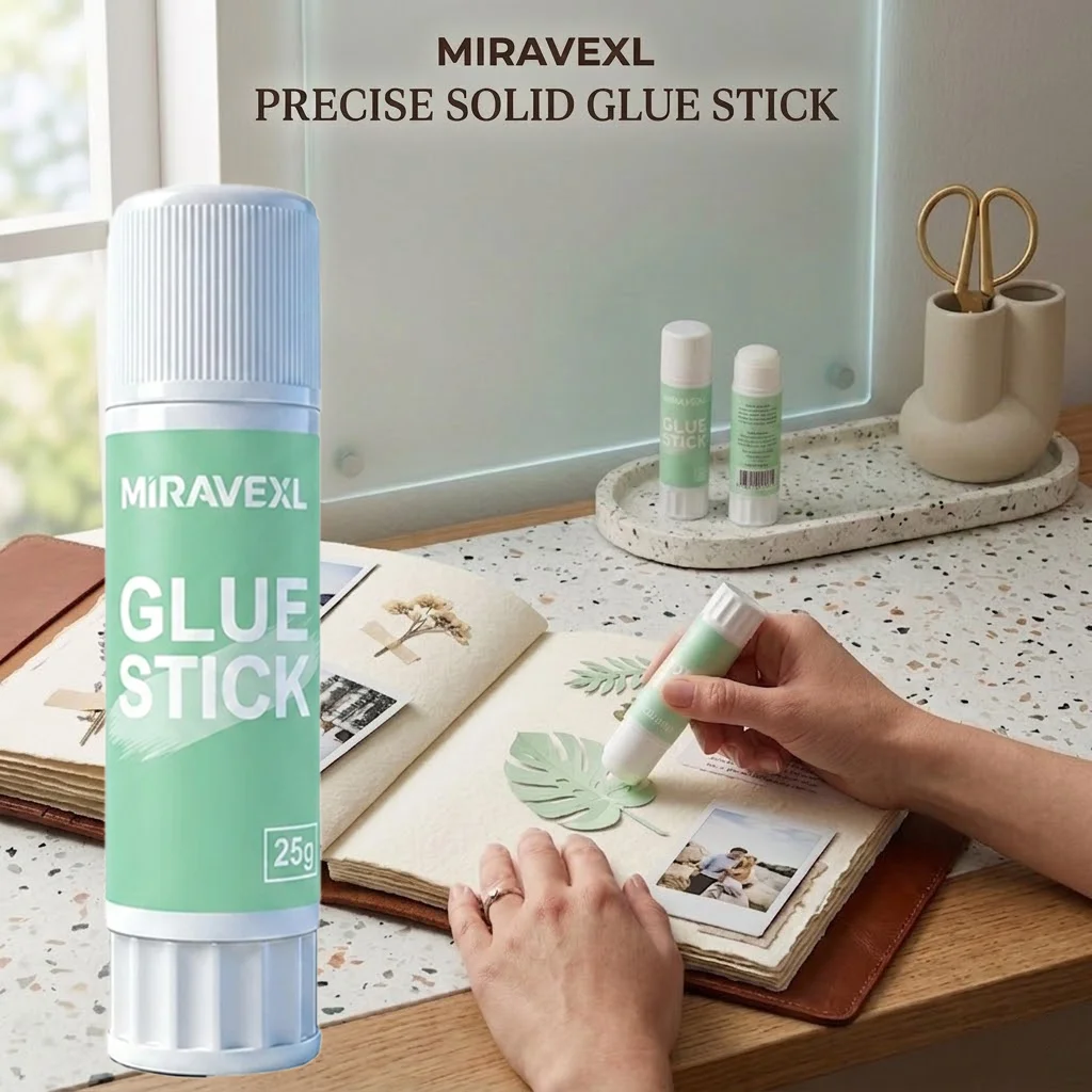 Premium White PVA Glue Stick - Non-Toxic, Washable & Strong Adhesive for School, Office & DIY Projects
