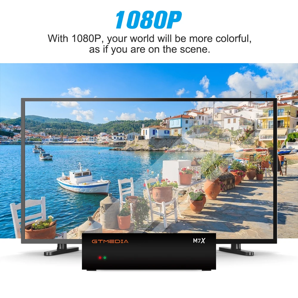 GTMEDIA M7X  TV ű DVB-S2 SKS/IKS/CS M3U  ڽ 1080P Ǯ HD TV ڴ Ʈ Ʃ lKS  SKS  ÷̾
