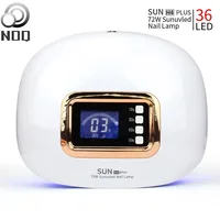 NOQ SUN H4 Plus Max72W Lamp for Manicure Nails Two Hands Sun UV LED Gel Polish Nail Dryer 36 Leds Manicure Machine 2