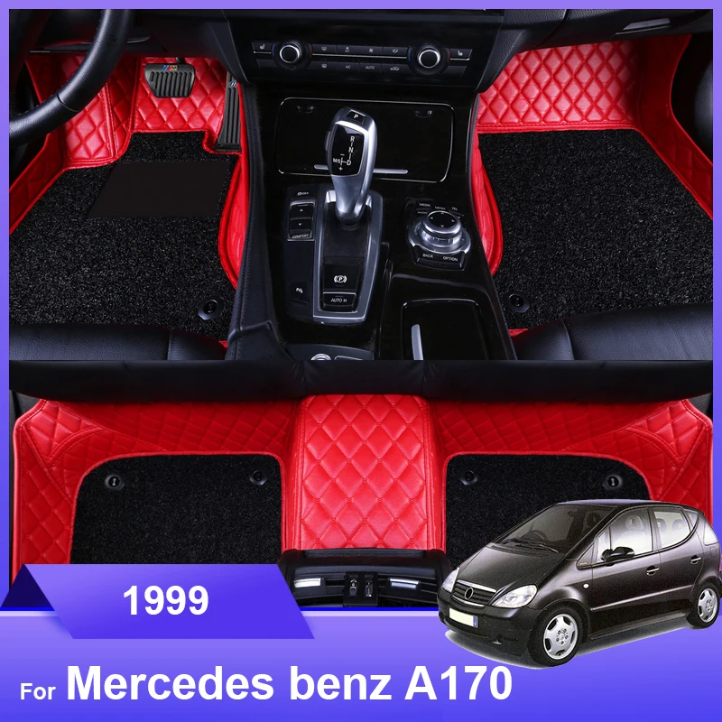 

Custom Fit Car Floor Mat for Mercedes Benz A170 1999 Accessories Interior ECO Durable Thick Carpet Customize for LHD and RHD