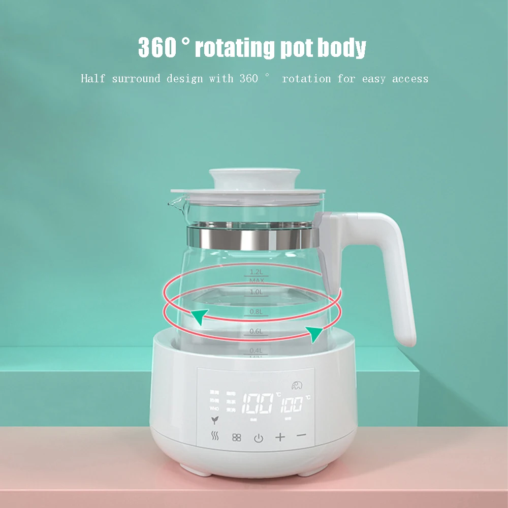 1.2l Infant Thermostatic Milk Regulator Baby Kettle Keep Warm 24 Hours