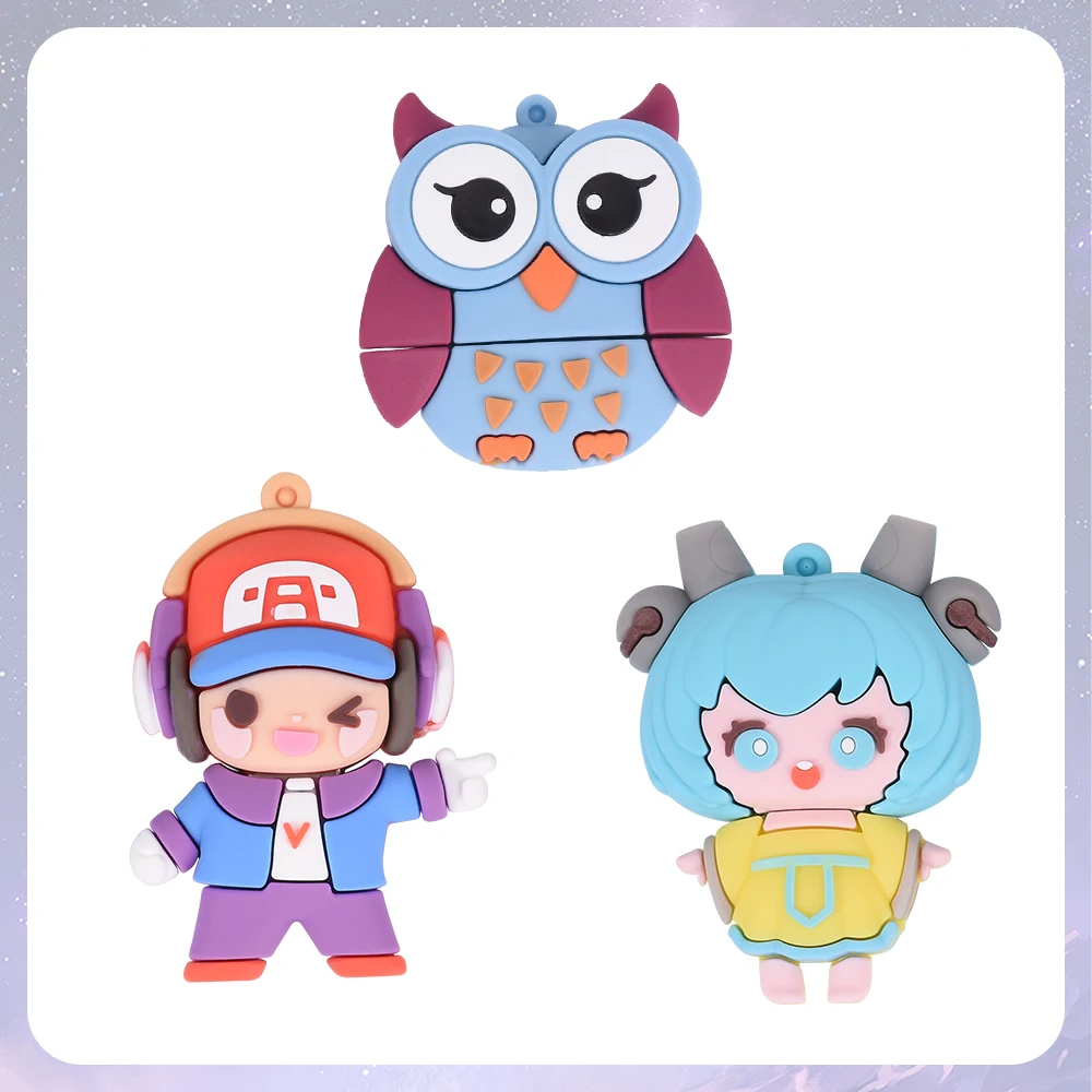 

JASTER мобильный телефон флэш-накопитель 128 ГБ Cai Wenji мультяшный USB флэш-накопитель 64 ГБ водонепроницаемая карта памяти 32 ГБ Бесплатный брелок