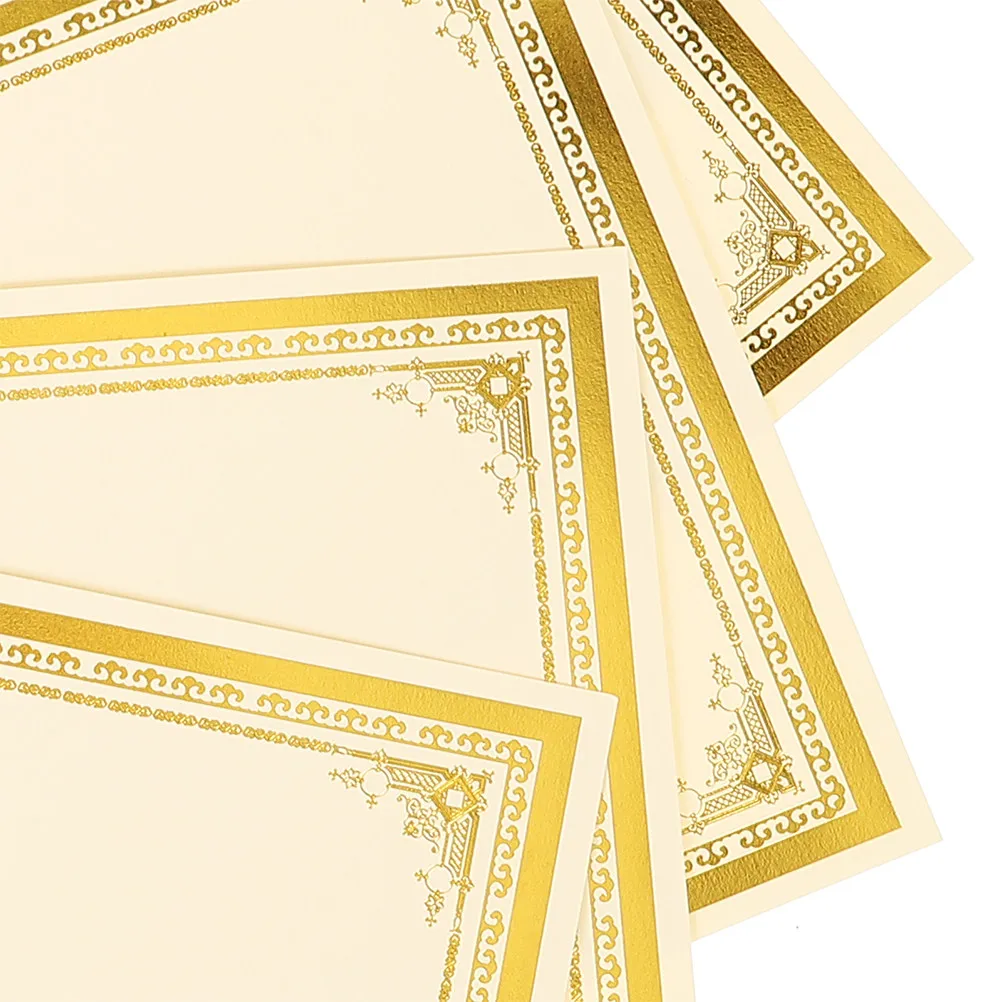 수상 증서용 35개, 선물용 증서, 인쇄 가능한 학교 증서 용지, 졸업 증서 내부 용지