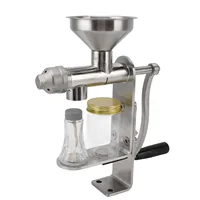 Oil Press Machine Easy Operation Stainless Steel Easy To Clean Efficient Oil Extractor Machine Hot Cold Press Manual for Seeds 2