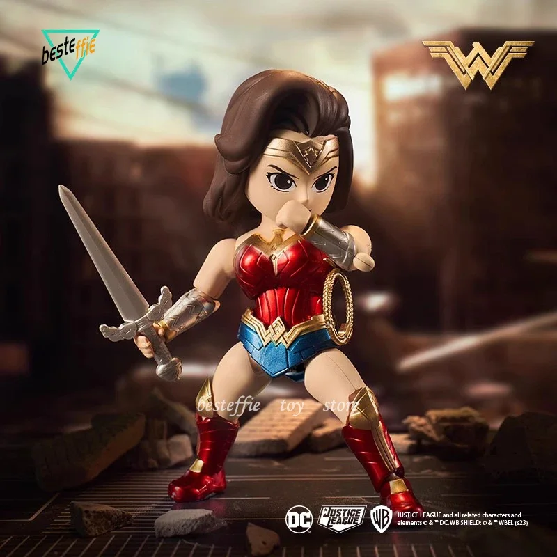 Dc Justice League Superhero Assembly Anime Figure Kawaii Assembly Superman Wonder Woman Aquaman Action Figures Boy Toys Gifts