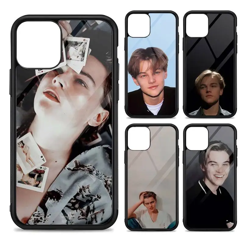 Cool Leonardo Dicaprio Young Phone Case Pc + Tpu Funda Per Samsung Galaxy S10 S30 S22 S20 S21 Plus Ultra Note Pro 20 Luxury Cover