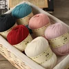 1Pc 50g hand knitting 100% Wool Yarn Soft Warm Worsted Weight Wool Yarn For Crocheting knit Woman Cardigan Scarf Sweater Hat 6